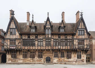  Historic building in old city: a blend of medieval and renaissance architecture