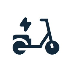 Modern E-Bike Symbol Design
