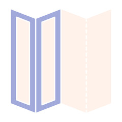 Set of brochure, annual report, business plan cover design templates, and letterhead icons vector illustration