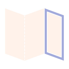 Set of brochure, annual report, business plan cover design templates, and letterhead icons vector illustration