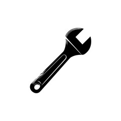 Mechanic tools silhouette vector