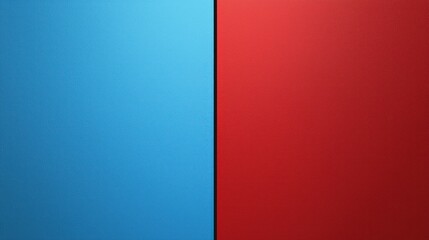 A blue and red abstract background with a black line running through the center.