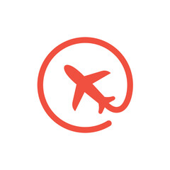 Travel Loop vector concept logo template design