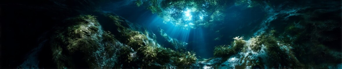 360 degree hdr underwater scene ocean depths hdri environment