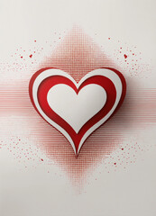 abstract background with heart