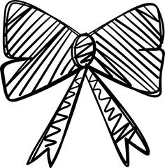 Scribble Doodle Ribbon