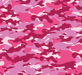 Pink Camouflage vector design