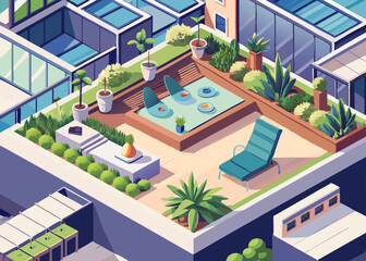 garden isometric