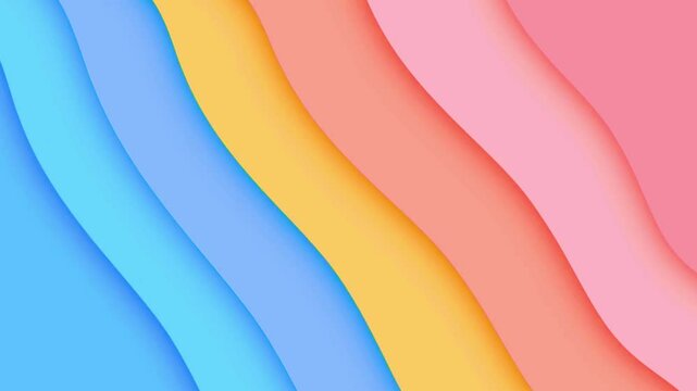 SEO Title: 4K Colorful Wave Effect Background - Vibrant Abstract