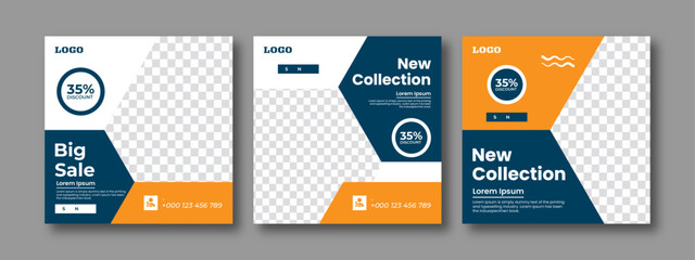 Modern Editable social media Sale poster. New collection advertising promotional banner. design. minimalistic advertising sale poster. elegant sale and discount promotional banner. 