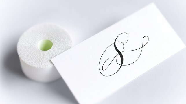 Elegant Minimalist Monogram Logo Design Featuring a Cursive Letter S