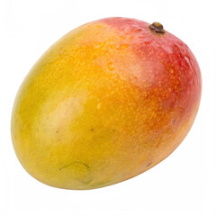 A kent mango isolated on a transparent background
