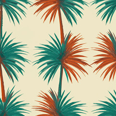 seamless background with flowers By Generated AI