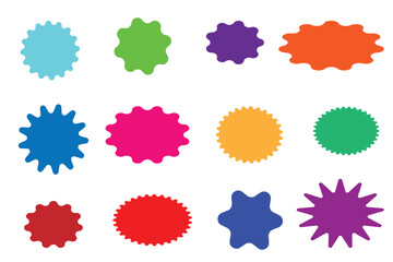 set of colorful banner of design elements