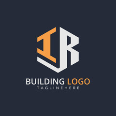Modern Building Letter Logo Design – Real Estate Monogram Branding
