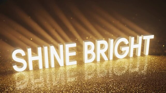 Shine Bright Quote Animation