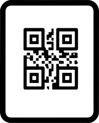 Generic QR Code Vector for Print Templates

