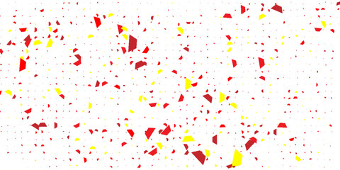 Dynamic Abstract Red and Yellow Confetti Patterned Background