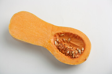 Kabocha or butternut squash, cut in half