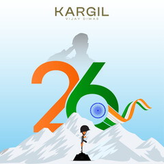 Kargil Vijay Diwas Poster: India's tribute to soldiers, a patriotic memorial