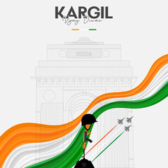 Kargil Vijay Diwas Story: India Gate, flag, and jets, honouring soldiers' sacrifice

