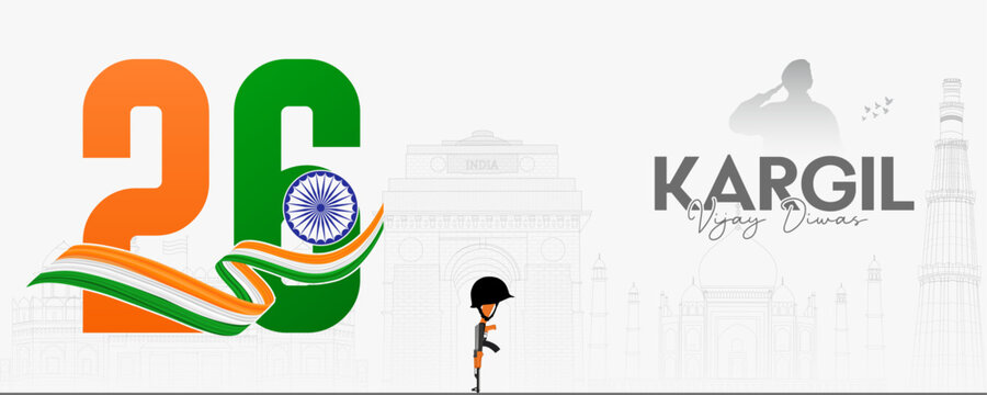 Kargil Vijay Diwas Banner: July 26, India's tribute to valor and sacrifice