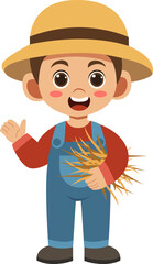 farmer cartoon illustration