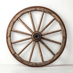 Antique Wooden Wagon Wheel Rustic Charm and Western Decor