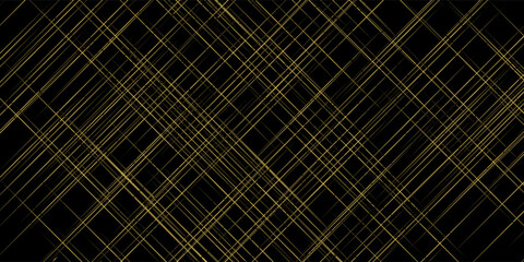 Abstract black with gold lines, triangles background modern design. Vector illustration EPS 10.