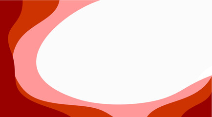 abstract red background with waves vector illustration