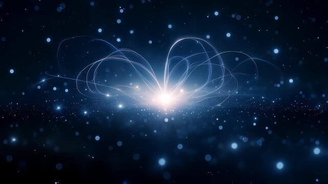 Glowing Energy Streams Rapidly Expanding in Space