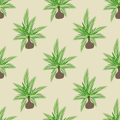 seamless pattern with leaves