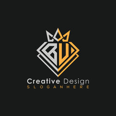 Modern Building Letter Logo Design – Real Estate Monogram Branding

