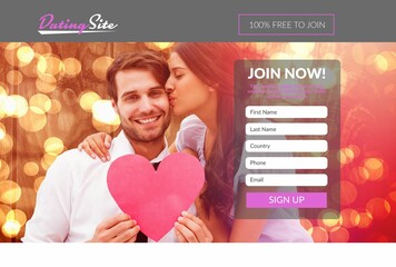 Subscription form on dating site © vectorfusionart