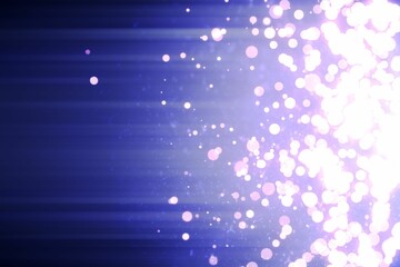 Light design shimmering on purple