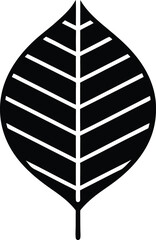 Abstract leaf shape integrated with solar panel design symbol with transparency