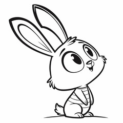 Bunny Character Icon for UI