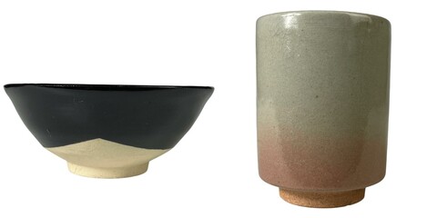 Artisan ceramic bowls and vases studio workshop product photography natural light