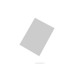 White triangular prism isometric shape. Geometric 3D symbol. Vector isolated on white . Vector Illustration&nbsp;.&nbsp; 