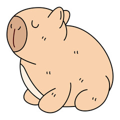 cute capybara, capybara clipart, kawaii capybara, funny capybara, baby capybara, adorable capybara, capybara art, cartoon capybara, cute animal clipart,