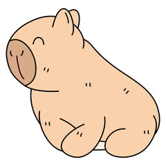 cute capybara, capybara clipart, kawaii capybara, funny capybara, baby capybara, adorable capybara, capybara art, cartoon capybara, cute animal clipart,