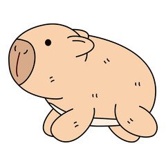 cute capybara, capybara clipart, kawaii capybara, funny capybara, baby capybara, adorable capybara, capybara art, cartoon capybara, cute animal clipart,