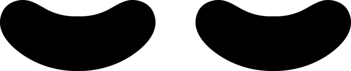 Cosmetic Under Eye Patches Sheet Silhouette