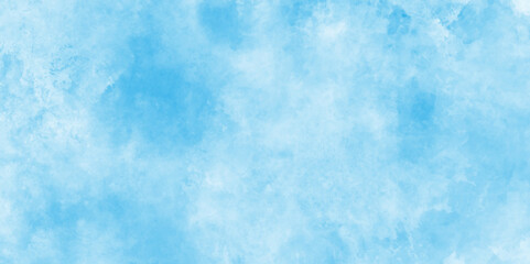 Sky blue gradient texture gently blending into crisp white light sky blue shades watercolor background,  aquarelle paint paper textured canvas element for  texture design, blue sky and clouds.