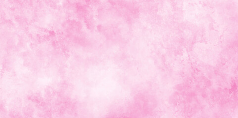 abstract romantic pastel pink watercolor background, soft smeared aquarelle painted magenta watercolor canvas for splash design, Pink color light ink effect shades gradient on textured paper.
