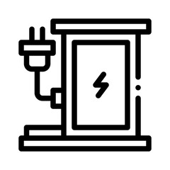 public charging line icon