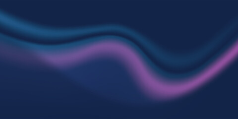 Abstract Flowing Lines in Blue and Purple Gradient