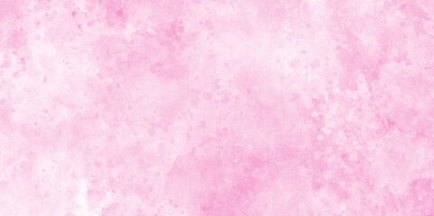 abstract romantic pastel pink watercolor background, soft smeared aquarelle painted magenta watercolor canvas for splash design, Pink color light ink effect shades gradient on textured paper.