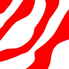 Cartoon style red white abstract flat design doodle seamless pattern illustration for fabric, picture label, wallpaper, banner, poster.