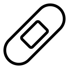 Bandage icon. Vector line icon